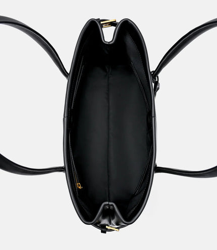 Laurel Leather Handbag - Black