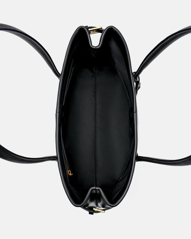 Laurel Leather Handbag - Black