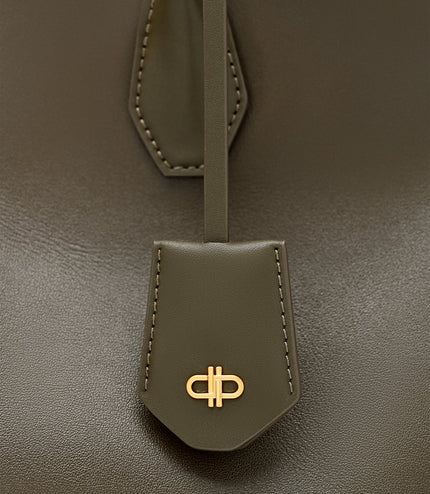 Laurel Leather Handbag - Dark Olive
