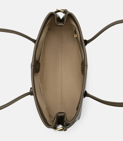 Laurel Leather Handbag - Dark Olive