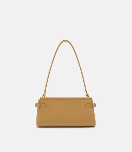 Emory Leather Shoulder Bag - Sand