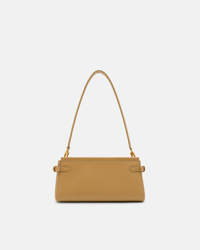 Emory Leather Shoulder Bag - Sand