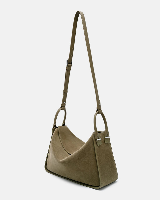 Demi Maxi - Olive Suede