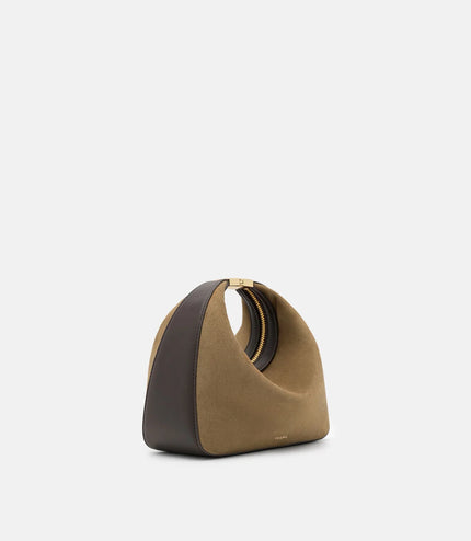 Jatte Crescent Bag - Dark Camel