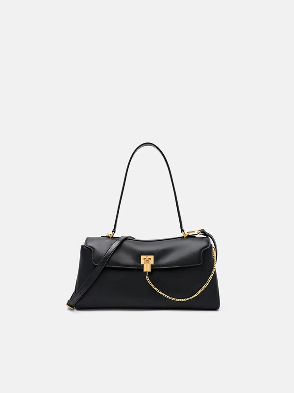 Mirelle Leather Shoulder Bag - Camel