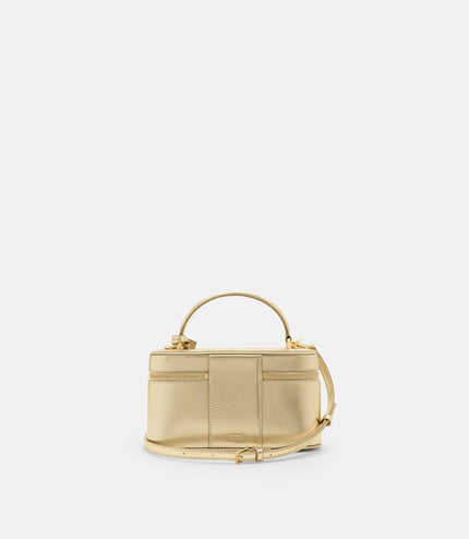Ari Leather Shoulder Bag - Gold