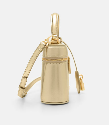 Ari Leather Shoulder Bag - Gold