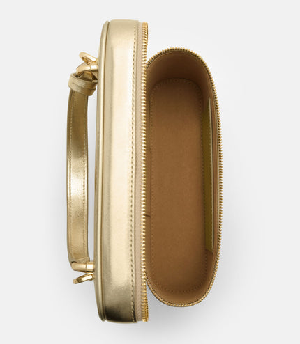 Ari Leather Shoulder Bag - Gold