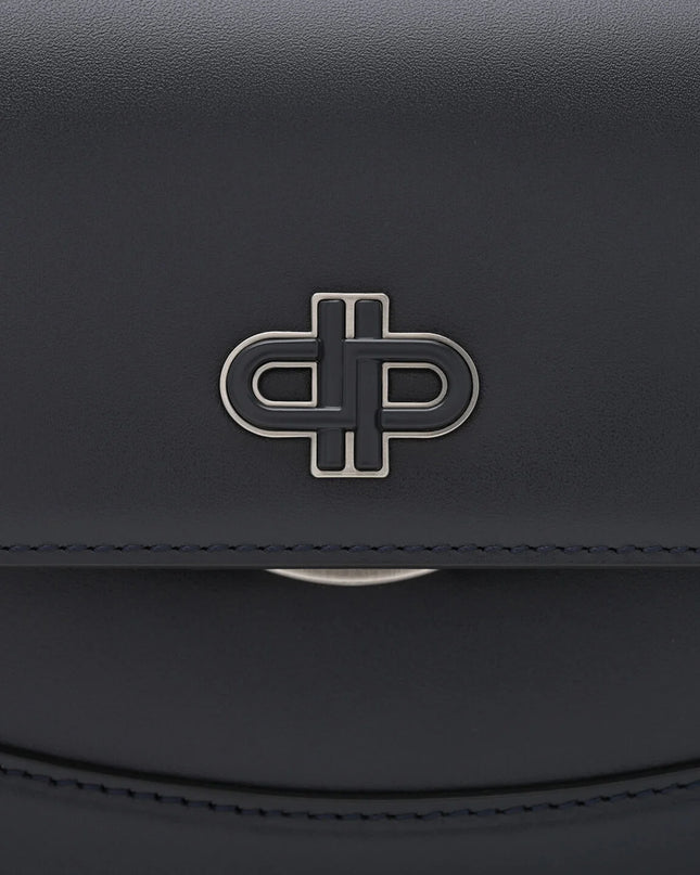 Willow Leather Shoulder Bag - Dark Grey
