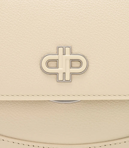 Willow Leather Shoulder Bag - Beige Tumble