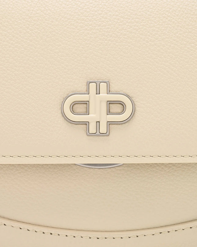 Willow Leather Shoulder Bag - Beige Tumble