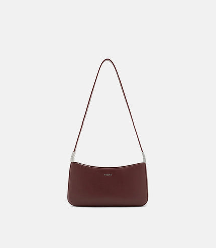 Jatte Leather Shoulder Bag - Burgundy