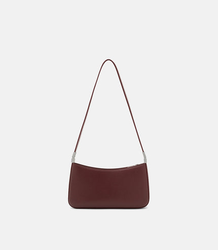 Jatte Leather Shoulder Bag - Burgundy
