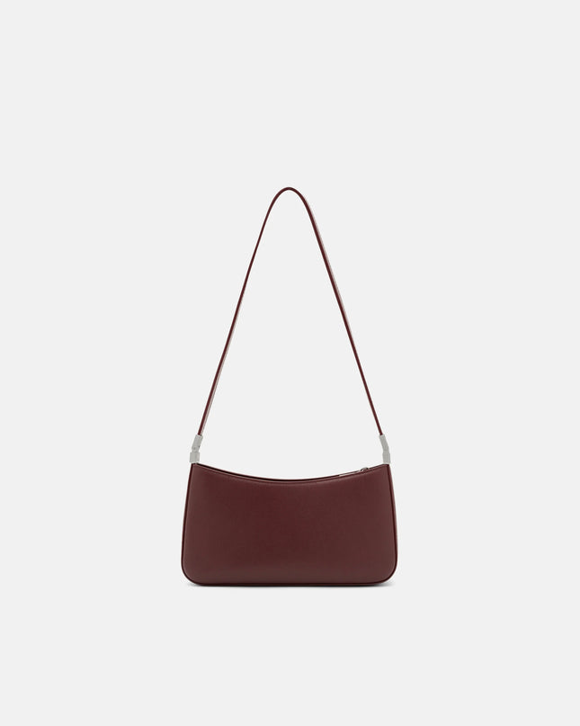 Jatte Leather Shoulder Bag - Burgundy