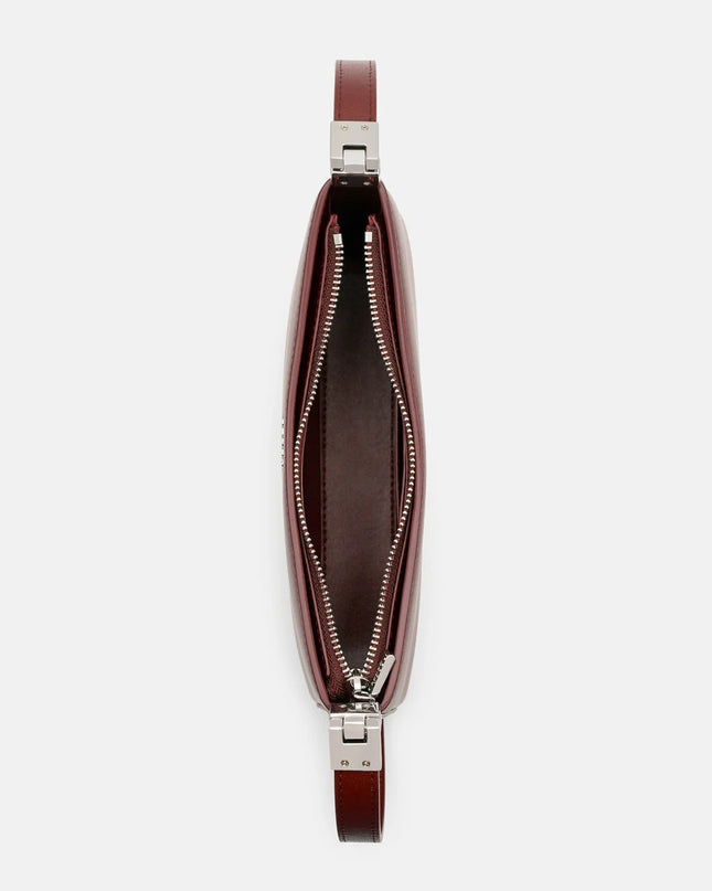 Jatte Leather Shoulder Bag - Burgundy