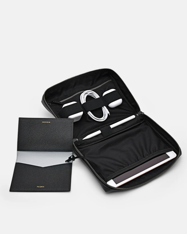 Embossed Leather Pouch