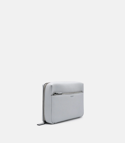Embossed Leather Pouch