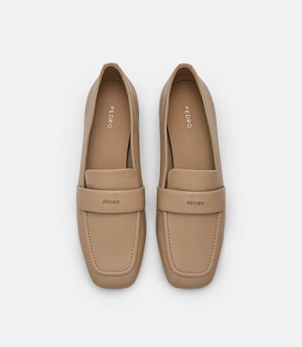 Lali Leather Loafers - Sand