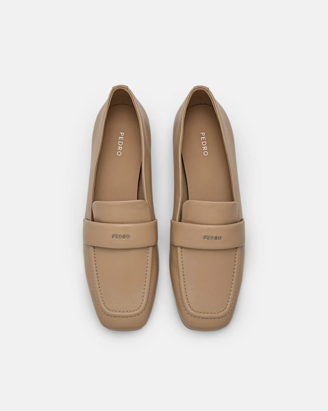 Lali Leather Loafers - Sand