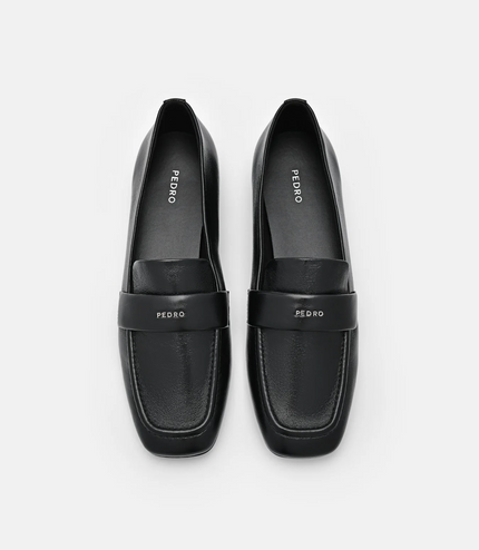 Lali Leather Loafers - Black
