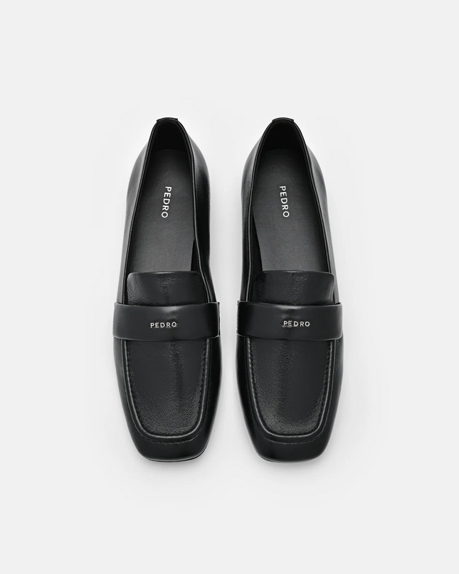 Lali Leather Loafers - Black