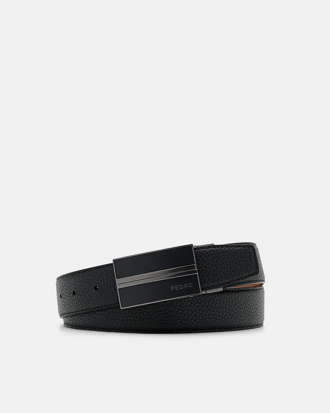 Leather Reversible Tang Belt