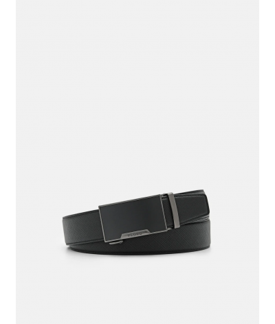 Embossed Leather Automatic Belt