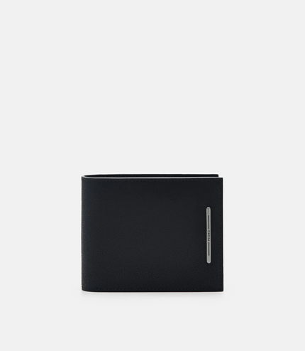 Leather Bi-Fold Flip Wallet