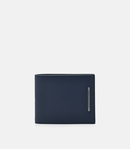 Leather Bi-Fold Flip Wallet