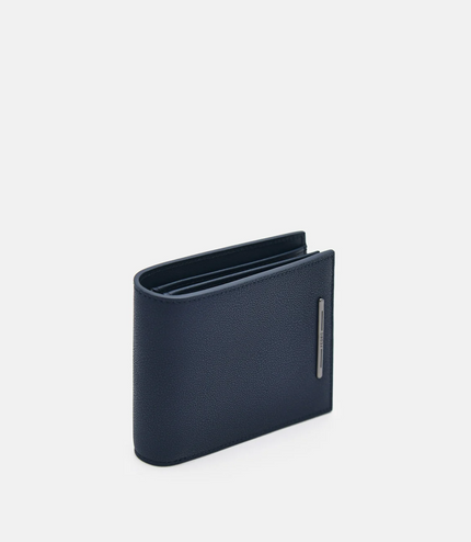 Leather Bi-Fold Flip Wallet