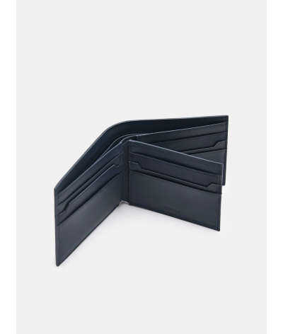 Leather Bi-Fold Flip Wallet