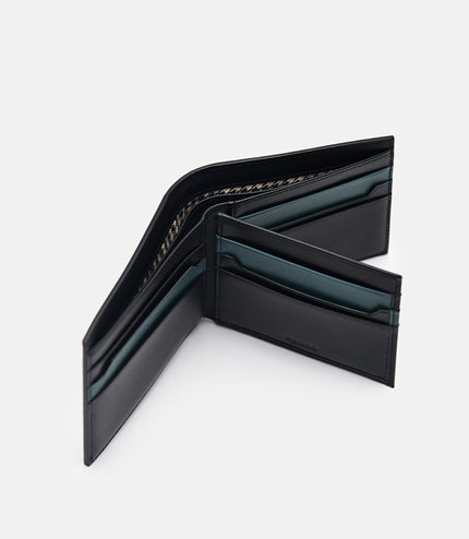 Leather Bi-Fold Flip Wallet