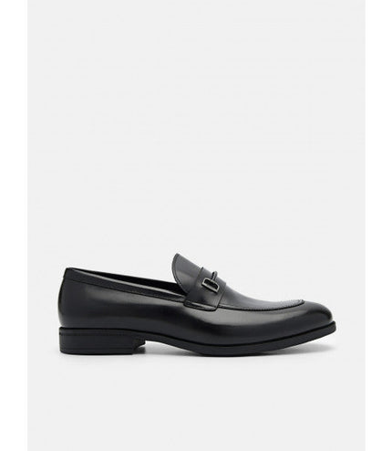 Altitude Lightweight Casey Leather Loafers - Black