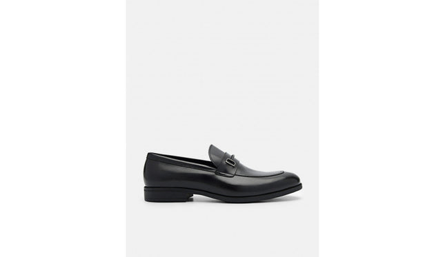 Altitude Lightweight Casey Leather Loafers - Black