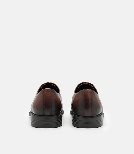 Altitude Leather Derby Shoes - Brown