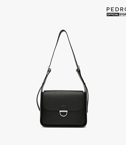 Jean Leather Satchel Bag with Scarf Accessory