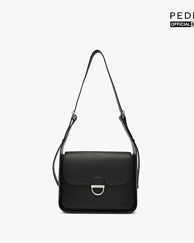Jean Leather Satchel Bag with Scarf Accessory