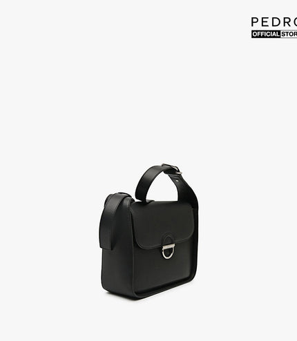 Jean Leather Satchel Bag with Scarf Accessory
