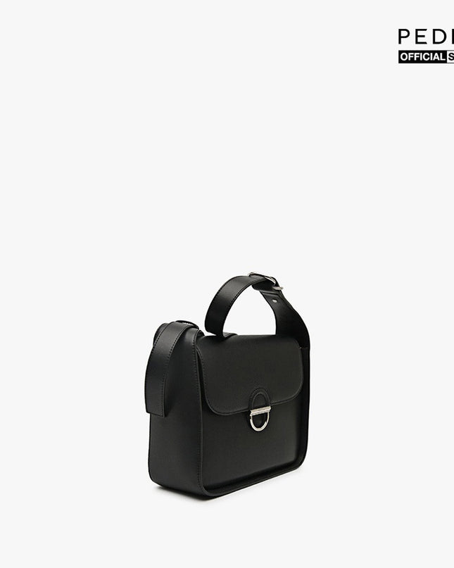 Jean Leather Satchel Bag with Scarf Accessory