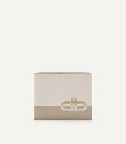 PEDRO Icon Leather Bi-Fold Wallet with Insert - Chalk