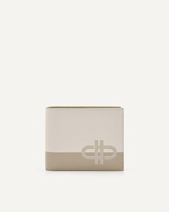 PEDRO Icon Leather Bi-Fold Wallet with Insert - Chalk