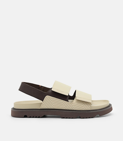 Backstrap Velcro Sandals - Sand