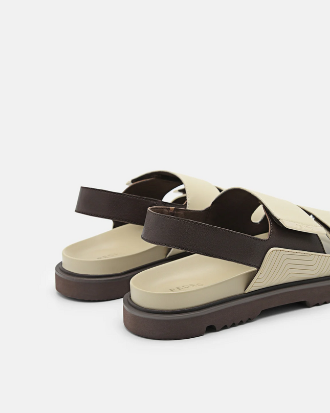 Backstrap Velcro Sandals - Sand