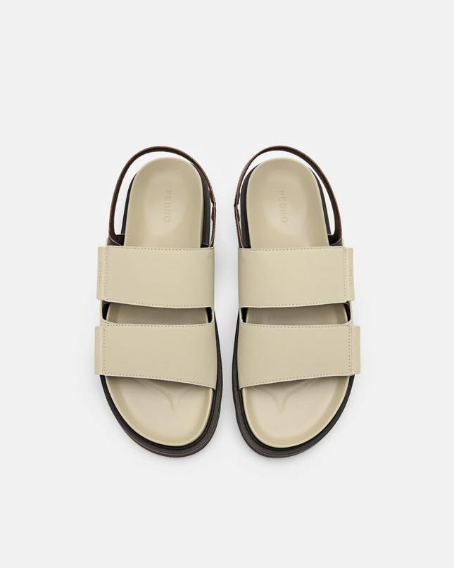 Backstrap Velcro Sandals - Sand