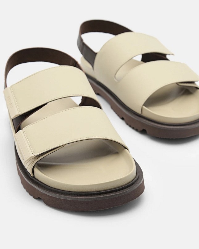 Backstrap Velcro Sandals - Sand