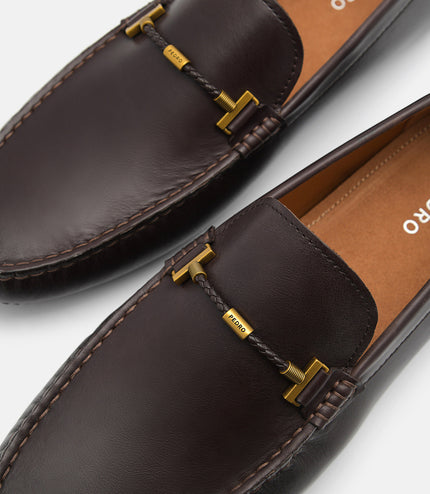 Robert Suede Moccasins - Dark Brown