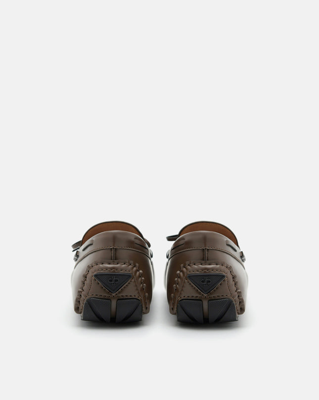Bow Moccasins - Brown