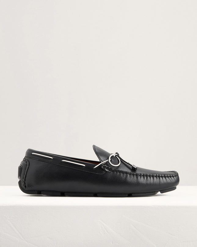 Bow Suede Moccasins