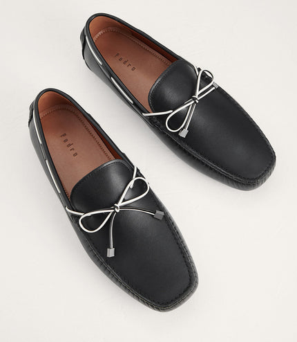 Bow Suede Moccasins