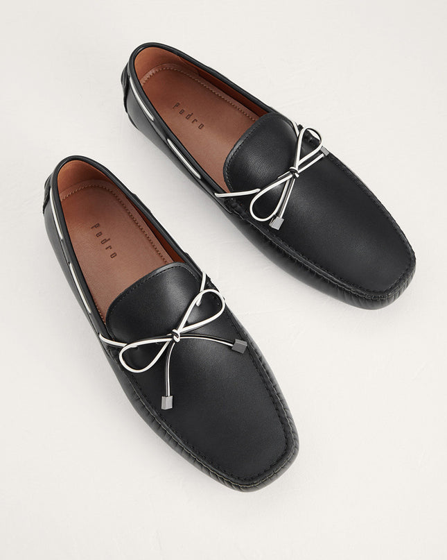 Bow Suede Moccasins